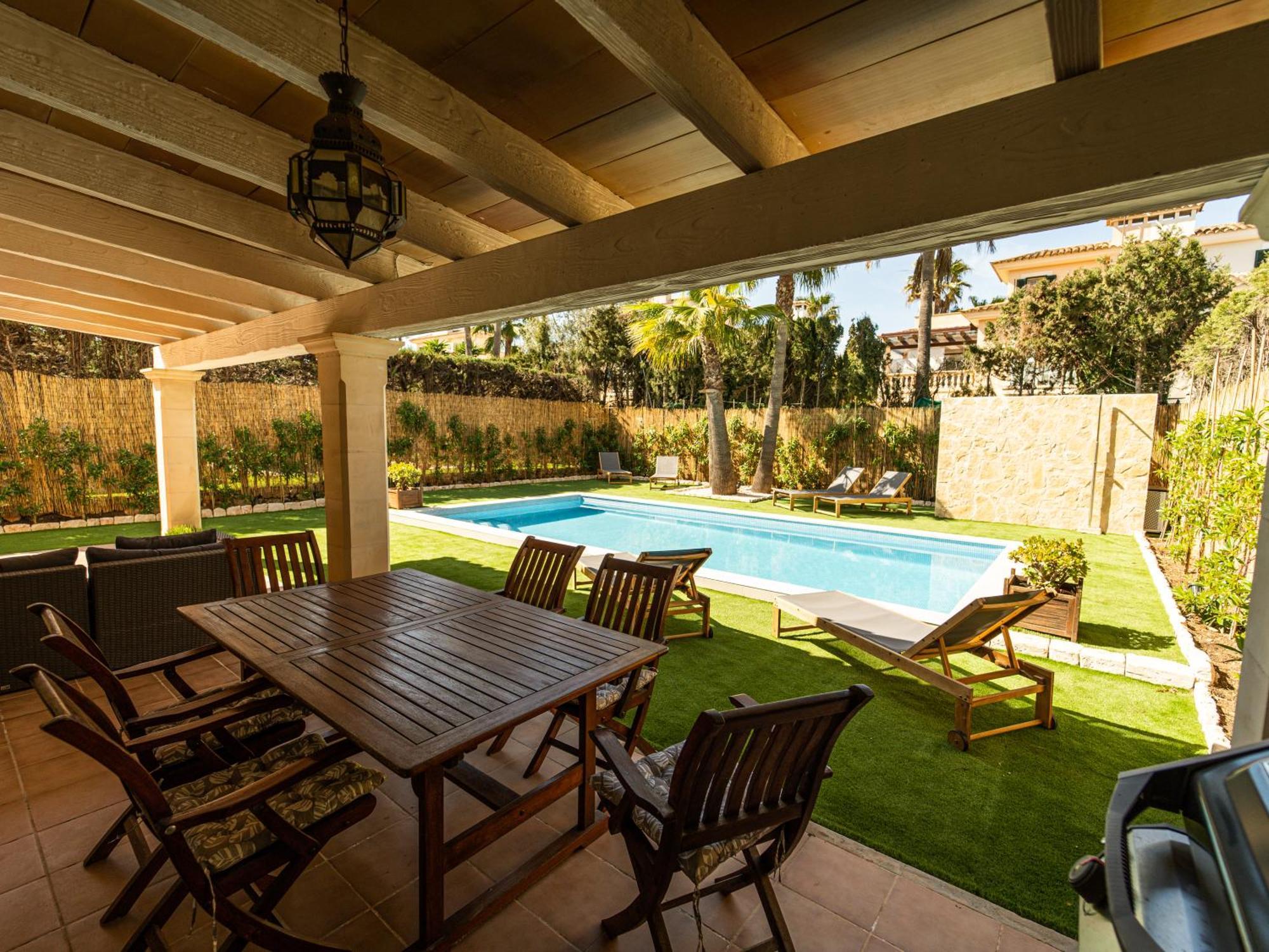 Casa Pinsa - Grosszuegiges Mediterran-Stilvolles Ferienhaus Mit Eigenem Pool In Puig De Ros Llucmajor  Zewnętrze zdjęcie